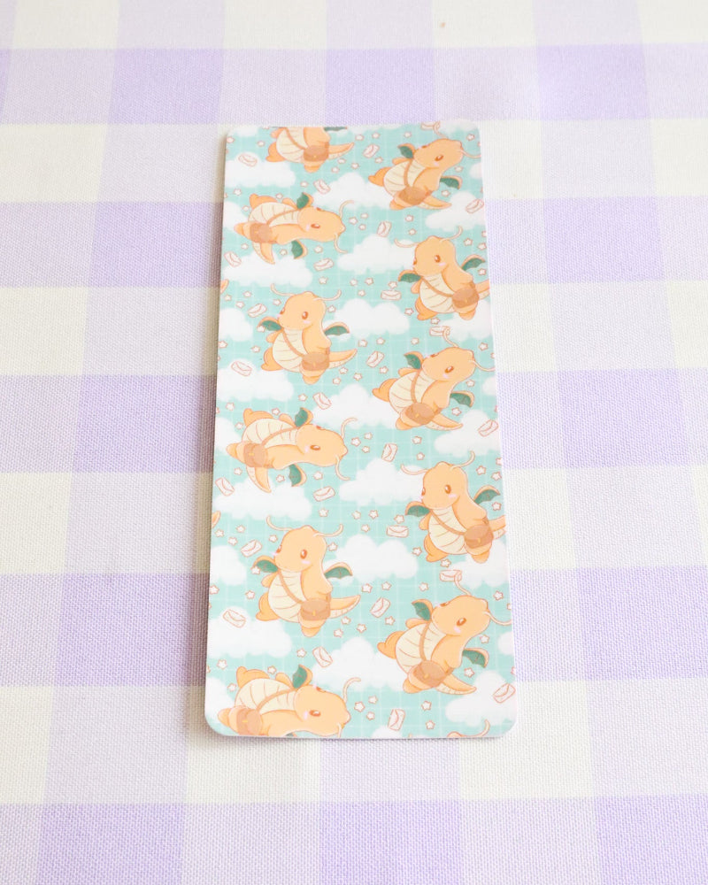 Notebook with teddy bear pattern on a checkered background