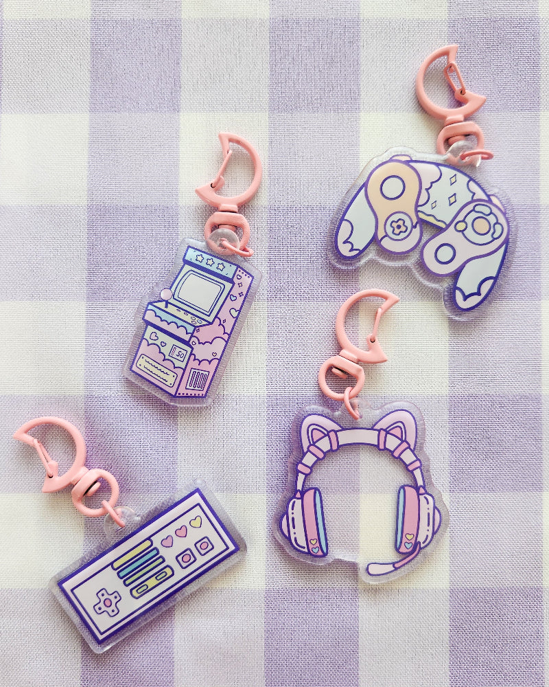 Retro Arcade Keychain