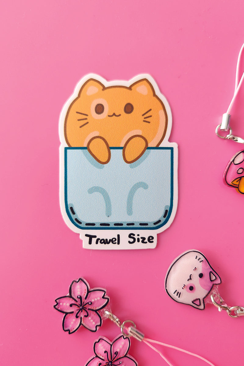 Travel Size Cat Sticker