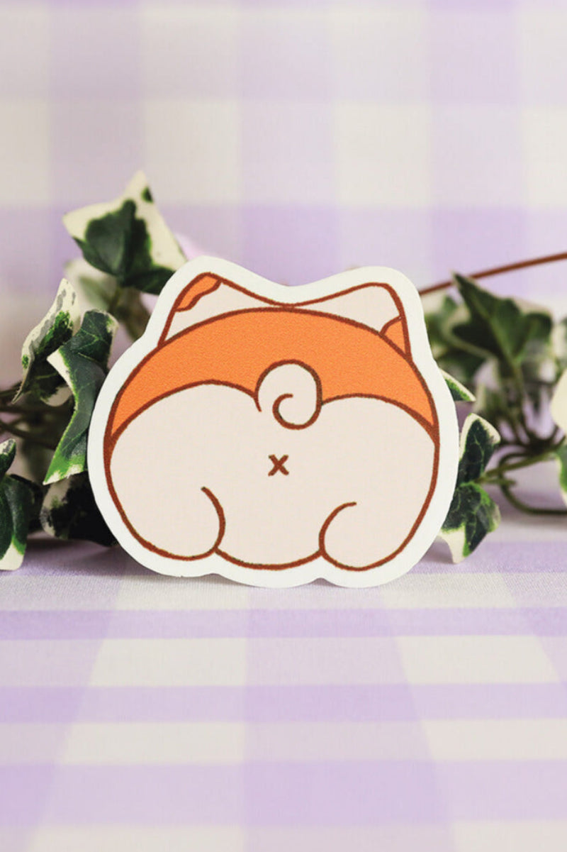 Kawaii Corgi Bum Sticker