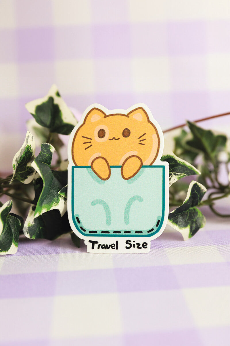 Travel Size Cat Sticker