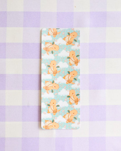 Notebook with teddy bear pattern on a pastel checkered background