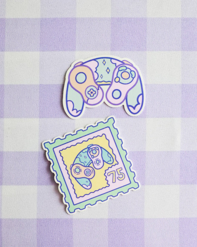 Gamer Cube Controller Sticker