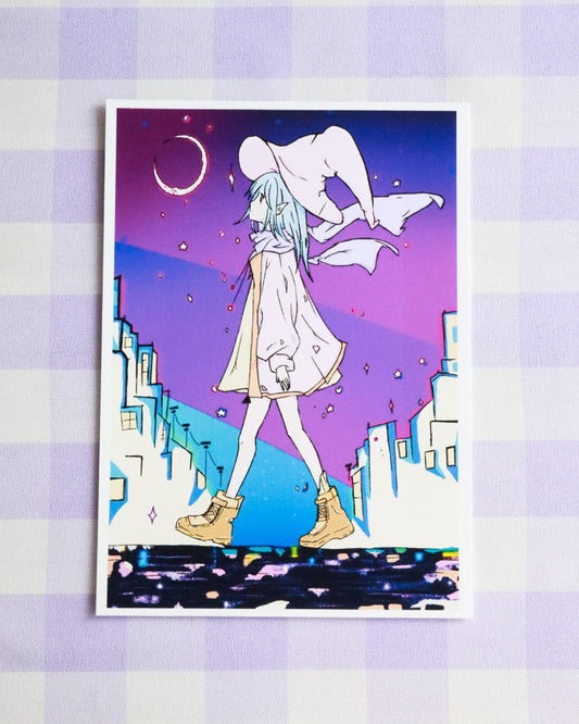 City Wander Witch Print
