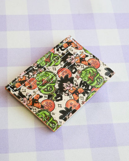 Notebook with Halloween-themed design on a purple and white checkered background