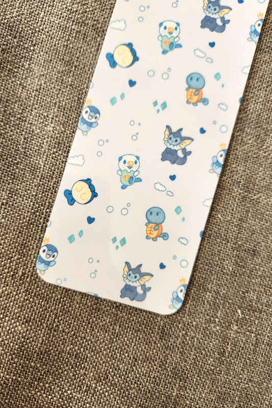 Card with cartoon character pattern on a textured surface
