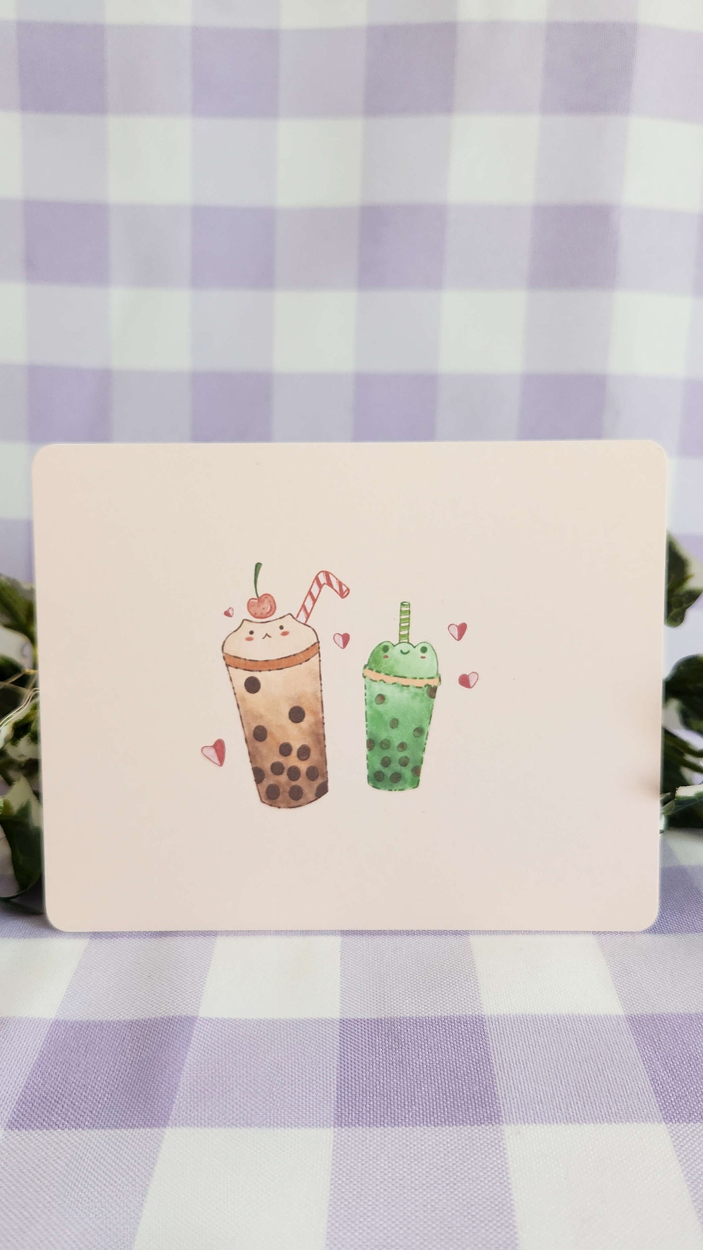 The Match to my Boba Milk Tea Print