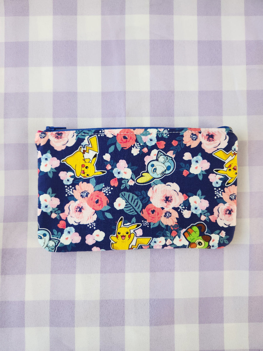 Blooming Pocket Monster Pencil Pouch