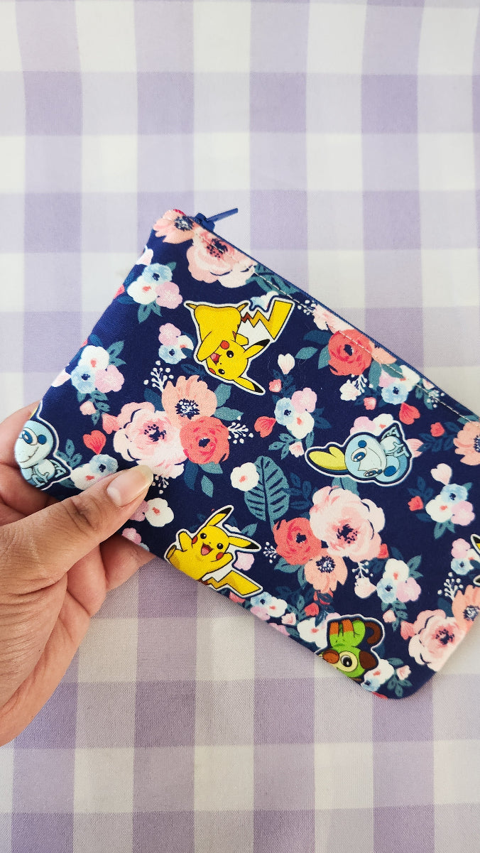 Blooming Pocket Monster Pencil Pouch