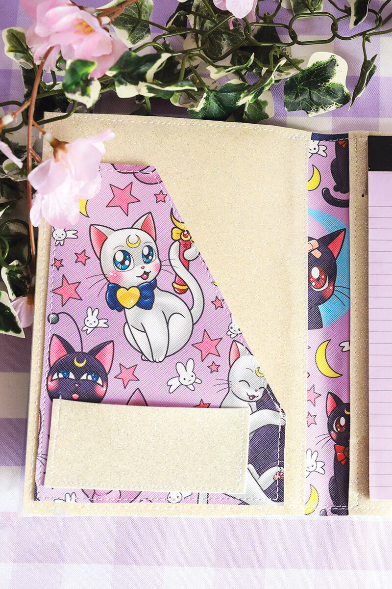 Luna and Arty Notepad Cover