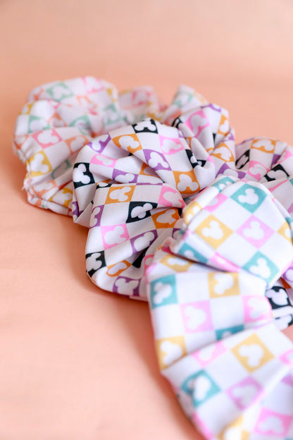 Minty Mouse Ear Scrunchie
