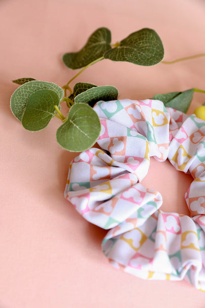 Minty Mouse Ear Scrunchie