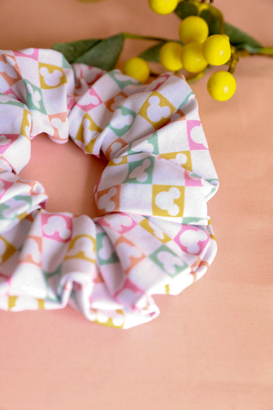 Minty Mouse Ear Scrunchie