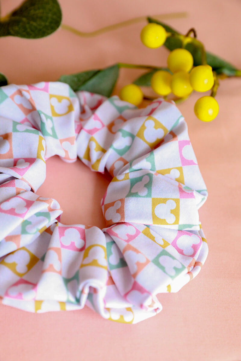 Minty Mouse Ear Scrunchie