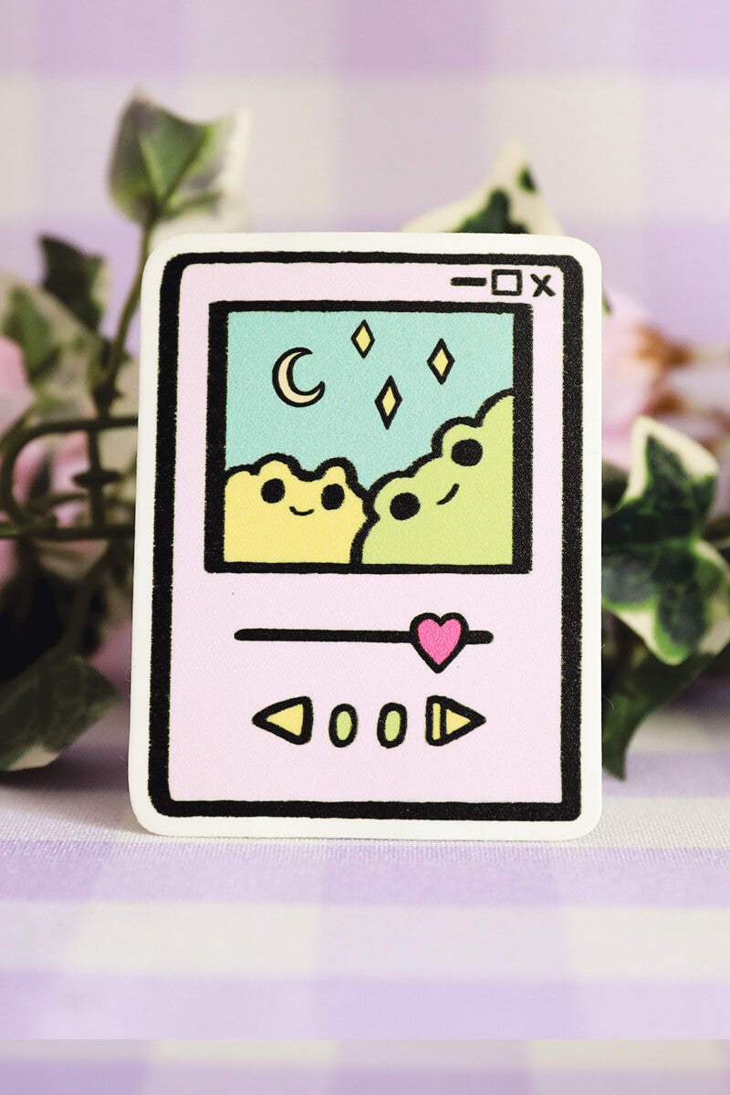 Press Play Sticker