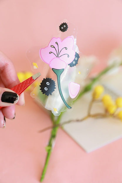 Spring Soot Clear Sticker