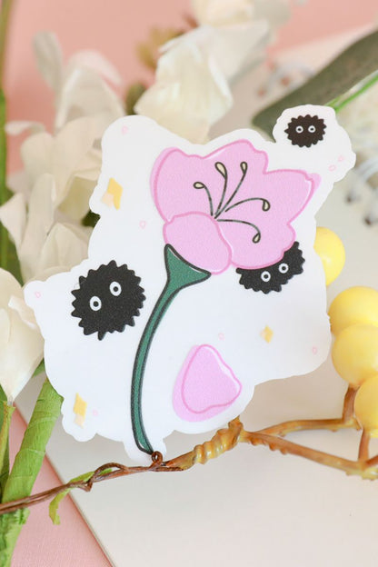 Spring Soot Clear Sticker
