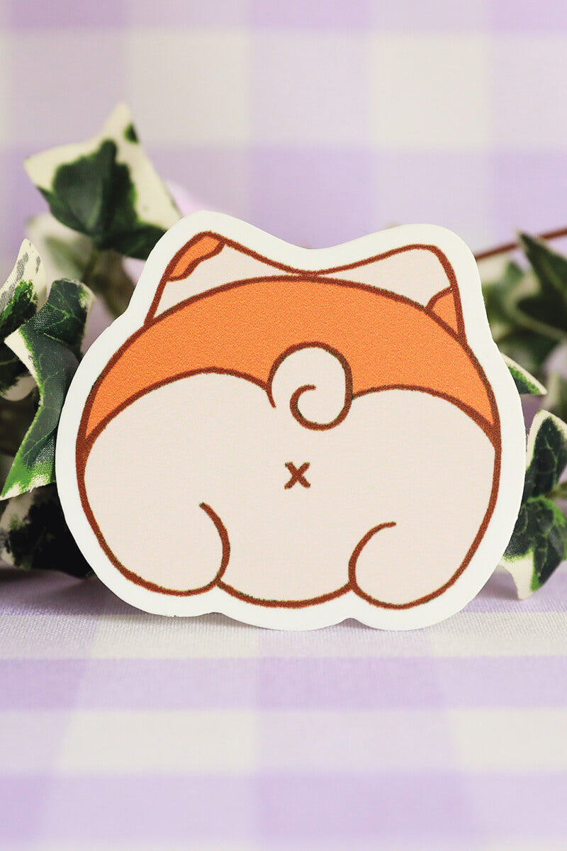 Kawaii Corgi Bum Sticker