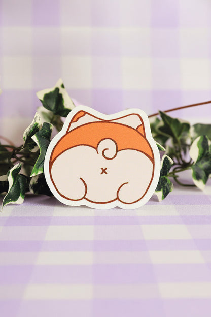 Kawaii Corgi Bum Sticker